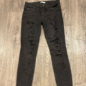 Distressed Zara jeans